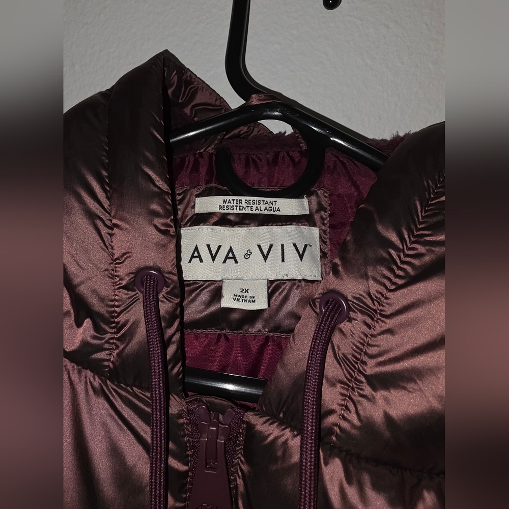 Metallic Puffer Jacket - Picture 5 of 6